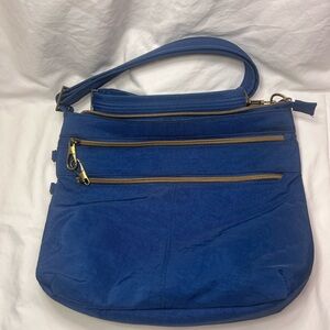 Travelon Blue Parkview Antitheft Crossbody Bag